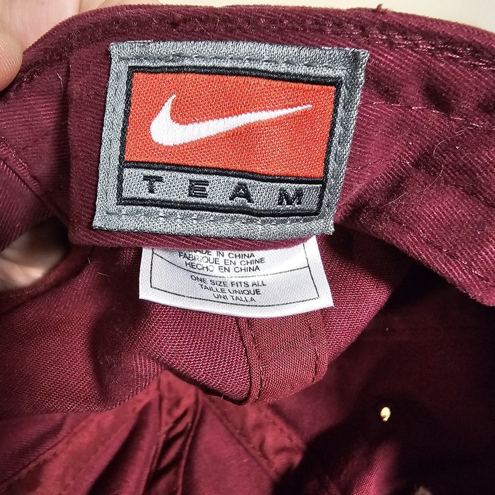 Maroon Embroidered Nike Team Texas A&M Strapback Hat Cap - Picture 7 of 8